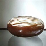 Vase design en pâte de verre