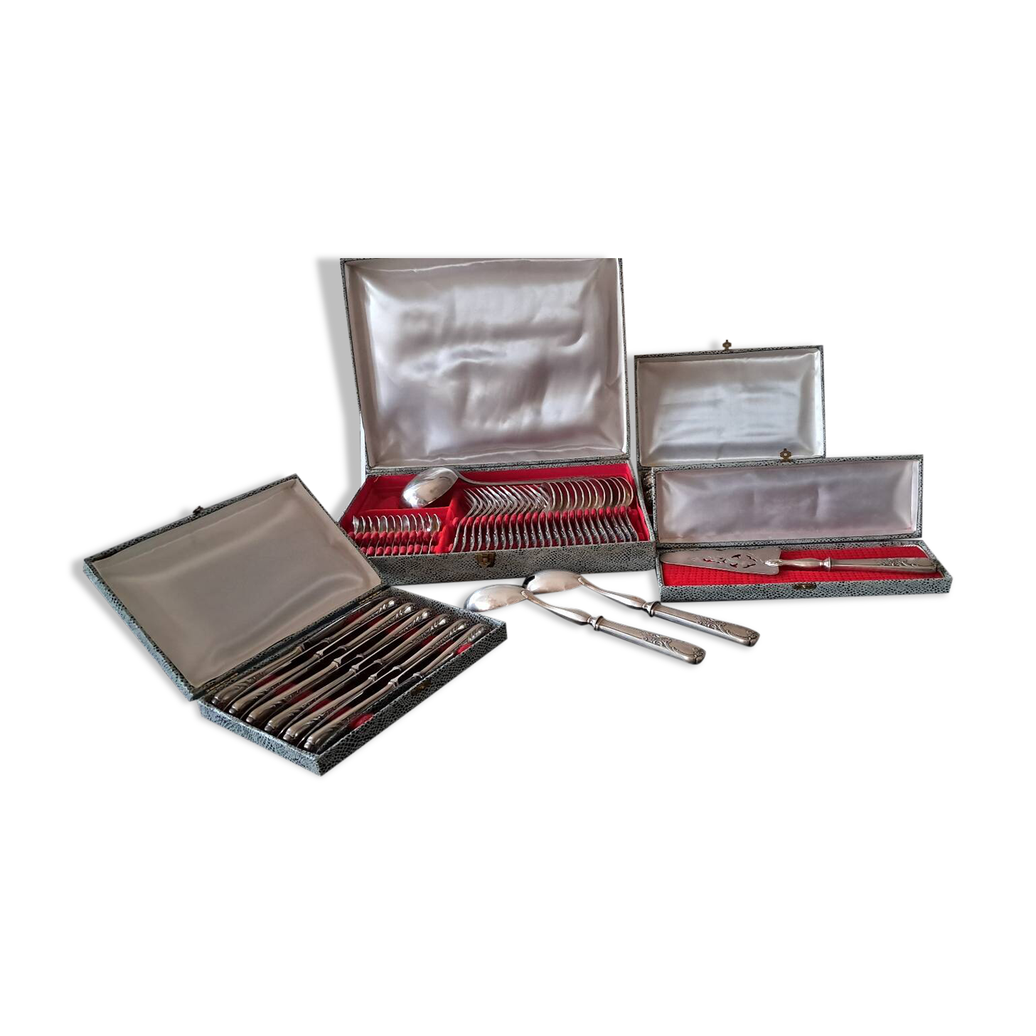 64-piece cutlery set Alfenide