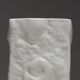 Small square porcelain vase, 1980s