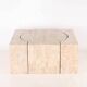 Coffee table in faux marble