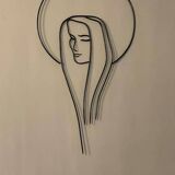Wrought iron wall decoration