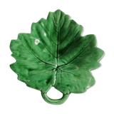 Dish "vine leaf" dabbling Sarreguemines vintage
