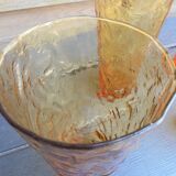 6 Vintage orangeade glasses