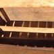Old draining rack, chest, in solid oak