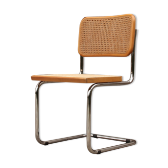 Chair model b32 or "cesca" by Marcel Breuer.