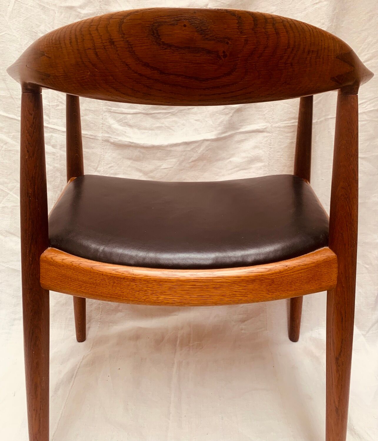 1950s Danish Hans Wegner Oak Model 503 Armchair