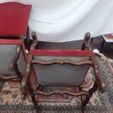 Pair of Louis III style armchairs