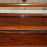 Chariot bibliothèque en acajou circa 1840 à trois niveaux