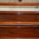 Mahogany library cart circa 1840 with three levels.