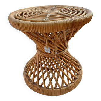 Tabouret en rotin 1915