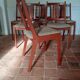6 KS möbler chairs in teak and wool Kvadrat 60s