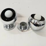 Pair of walllamps 70s chrome