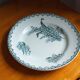 Flat porcelain plate st Amandinoise st amand model thrush