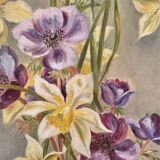 Ancient floral tableau