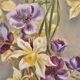 Tableau ancien floral