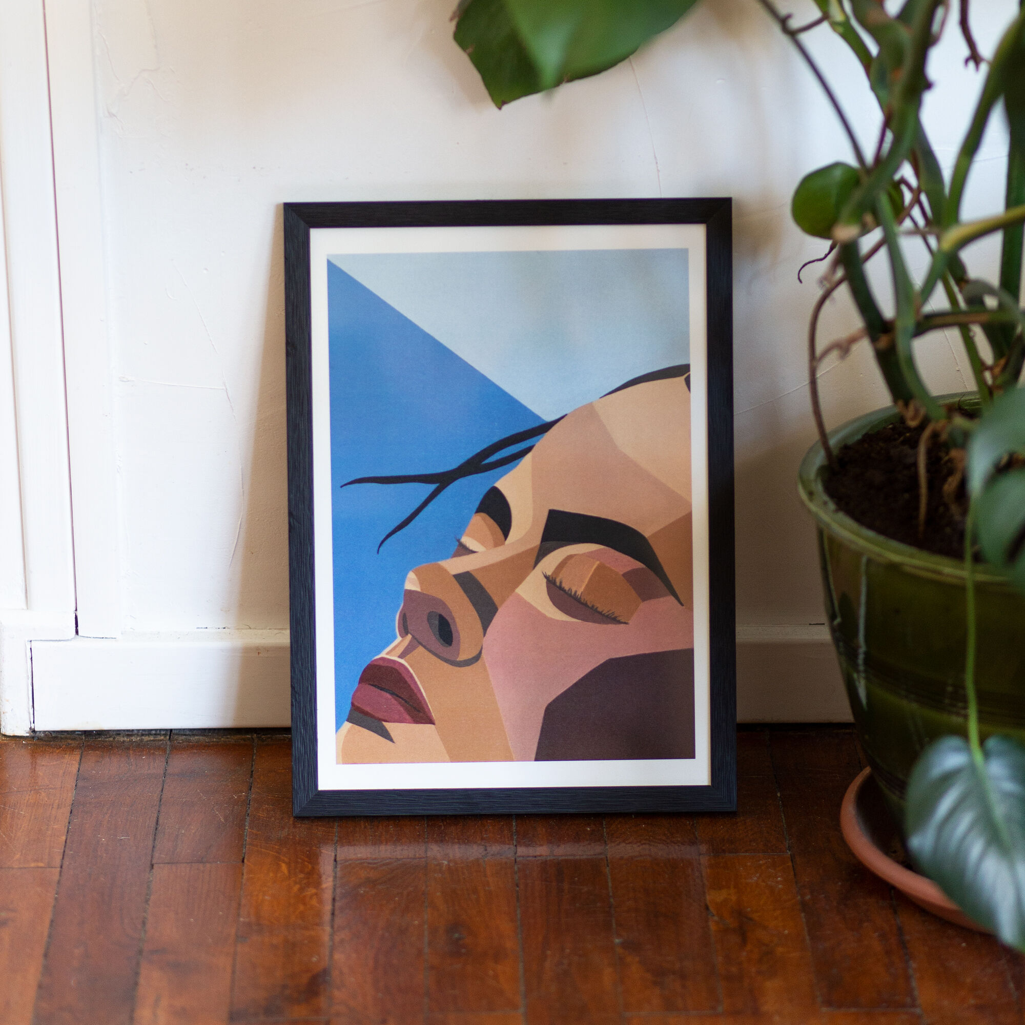 Illustration - Sunbathing