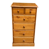 Scandinavian solid wood chest of drawers 1980