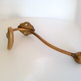 Lot of 4 hooks brass