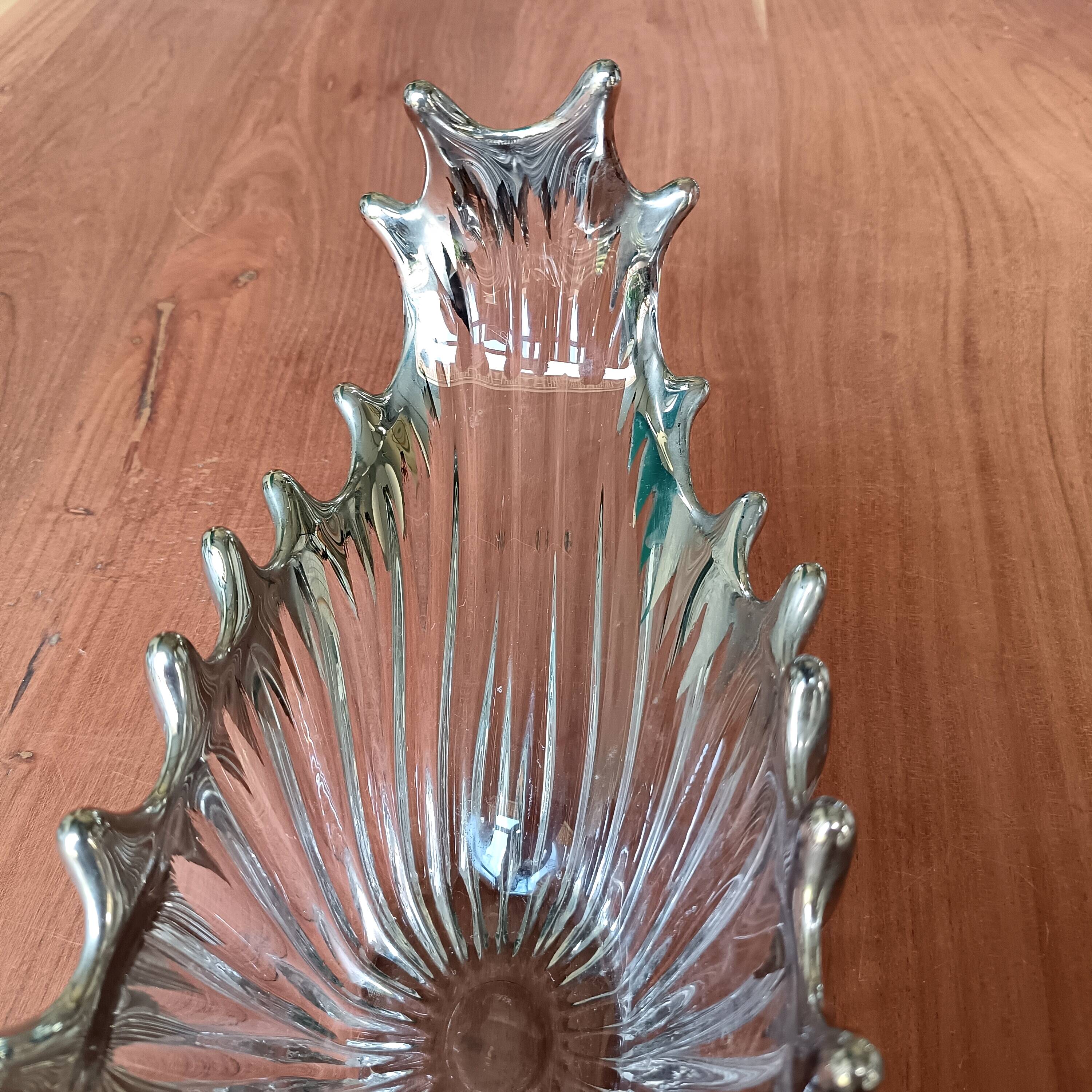 Vintage silver fruit bowl, bayel style, silver
