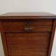 Antique filing cabinet with roller shutter