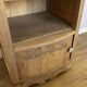 Art Deco bedside table in solid oak