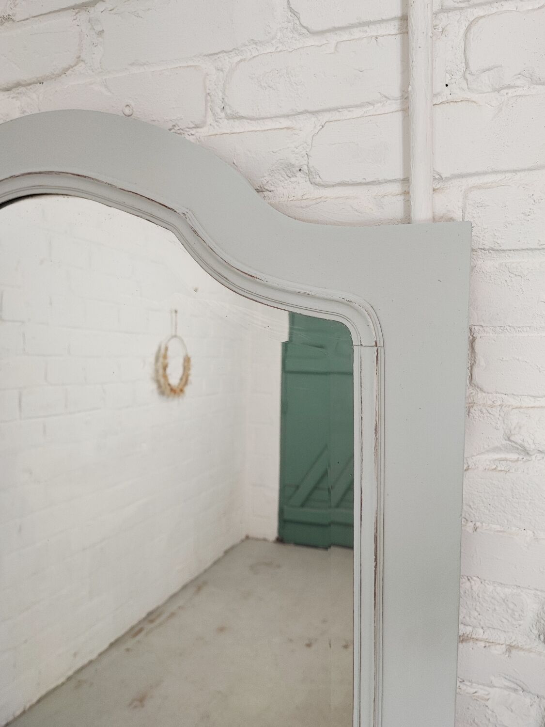 Miroir biseauté sur pied
