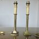 Paire de lampes empire en bronze