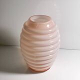 Vetrarti Pink Milk Glass Murano Vase -1970s