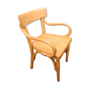 Fauteuil en bois courbé ancien