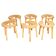 Antti Nurmesniemi, set of six sauna stools, designed for the Palace Hotel, 1952