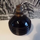 Black opaline ball lamp 1930