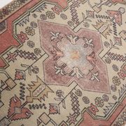 5x8 Vintage Faded Pink Persian Vintage Rug, 137x247Cm