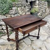 Louis XIII Style Walnut Writing Table, 19th Century