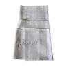 Set of 3 HP monogrammed towels