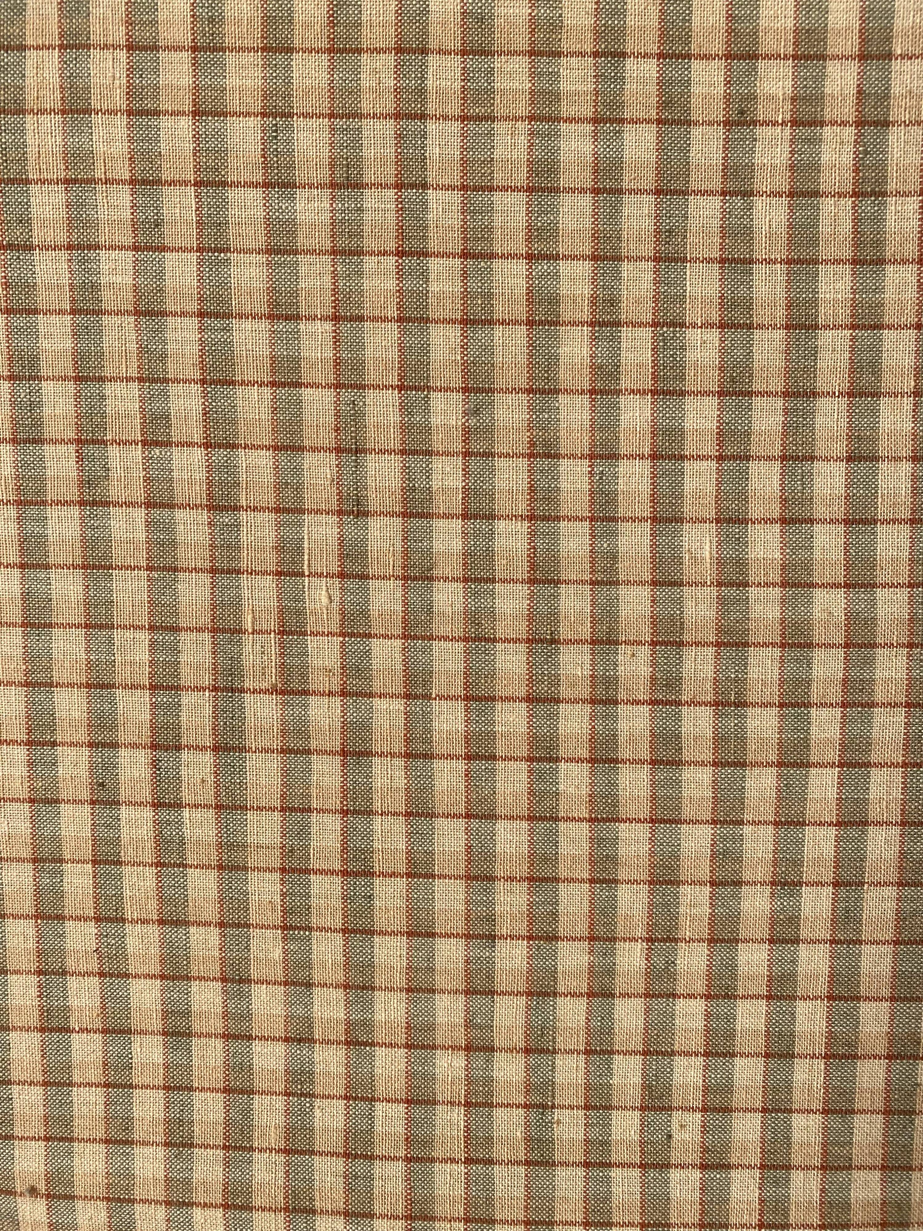 Wooden and embroidered fabric fireplace screen