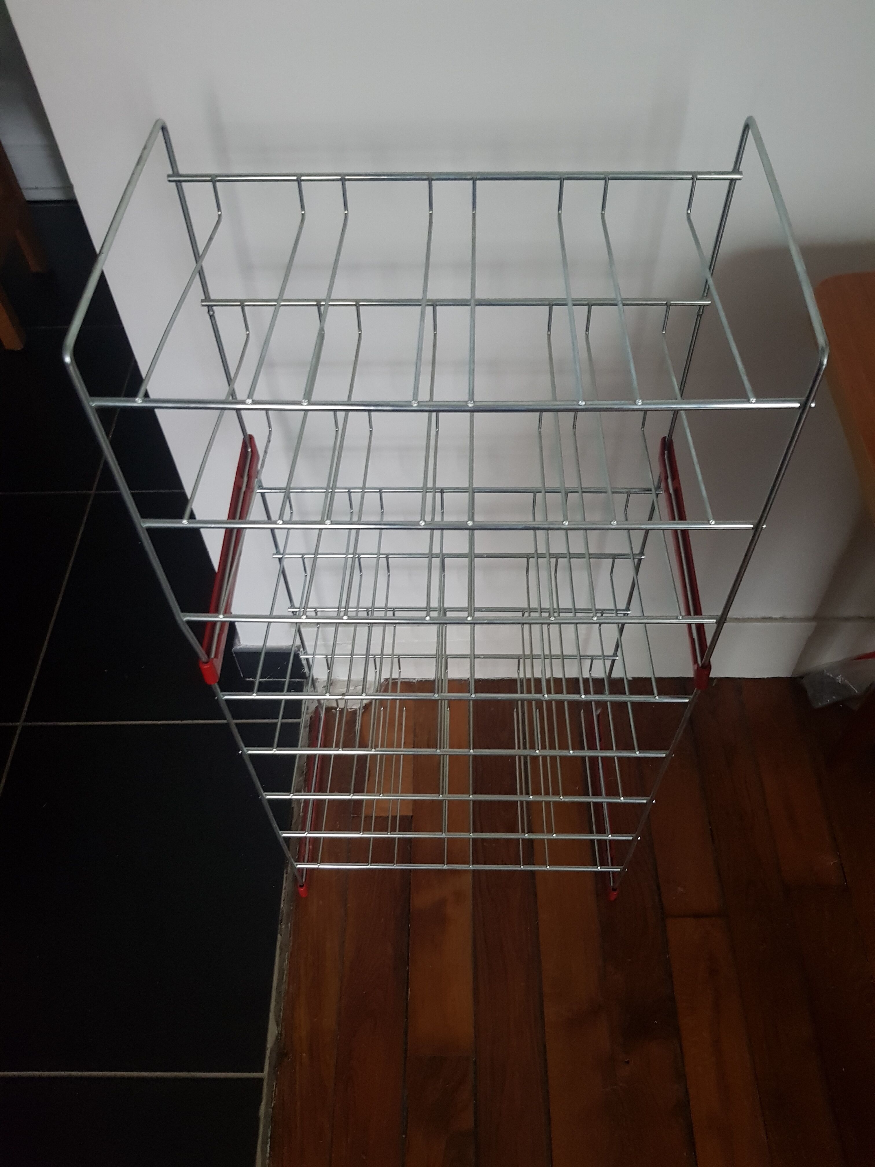 Bottle holder brand shopping cart