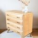 Commode vintage 50/60 rénovée hêtre et pieds compas