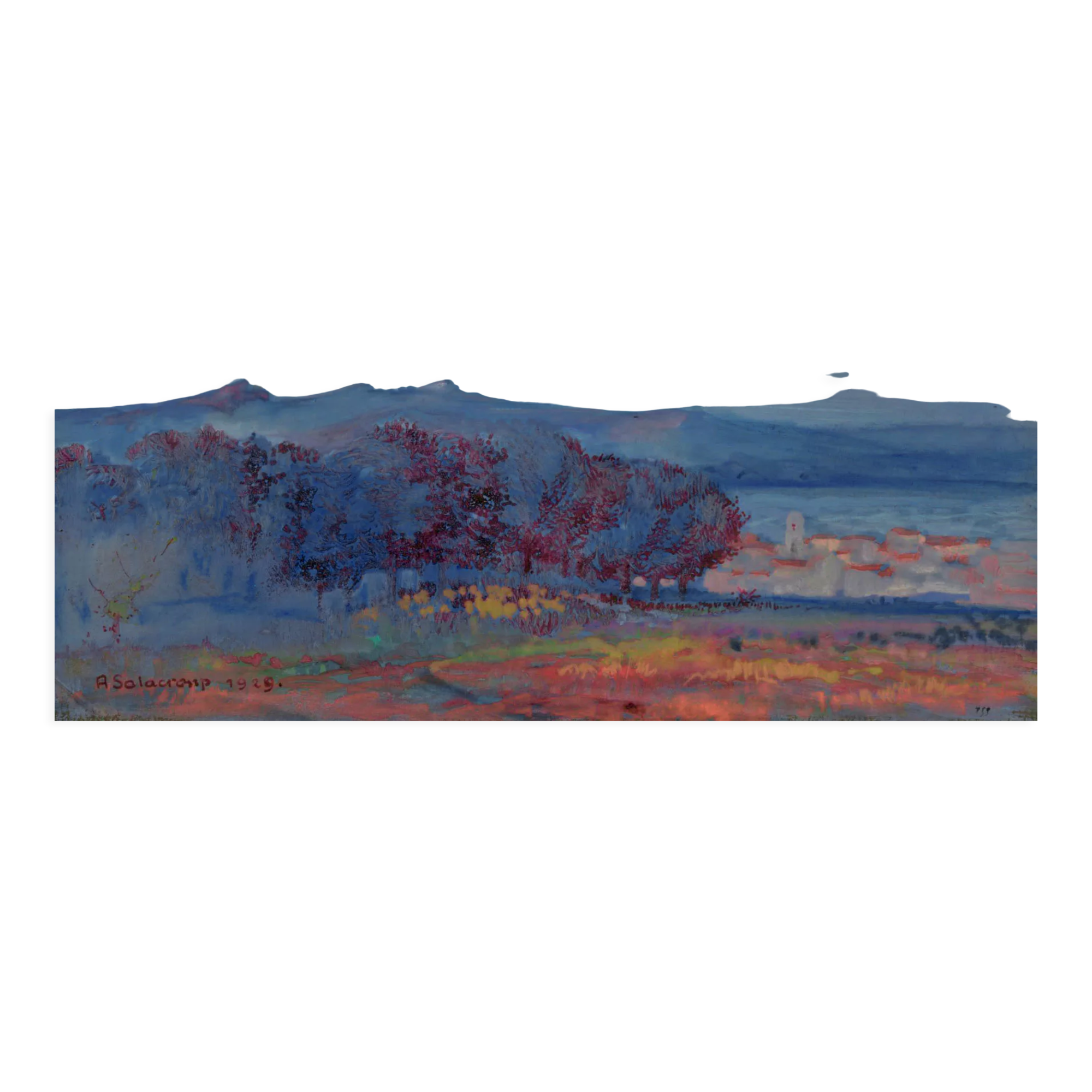 " The day rises on the country of Oc " by A.Salacroup