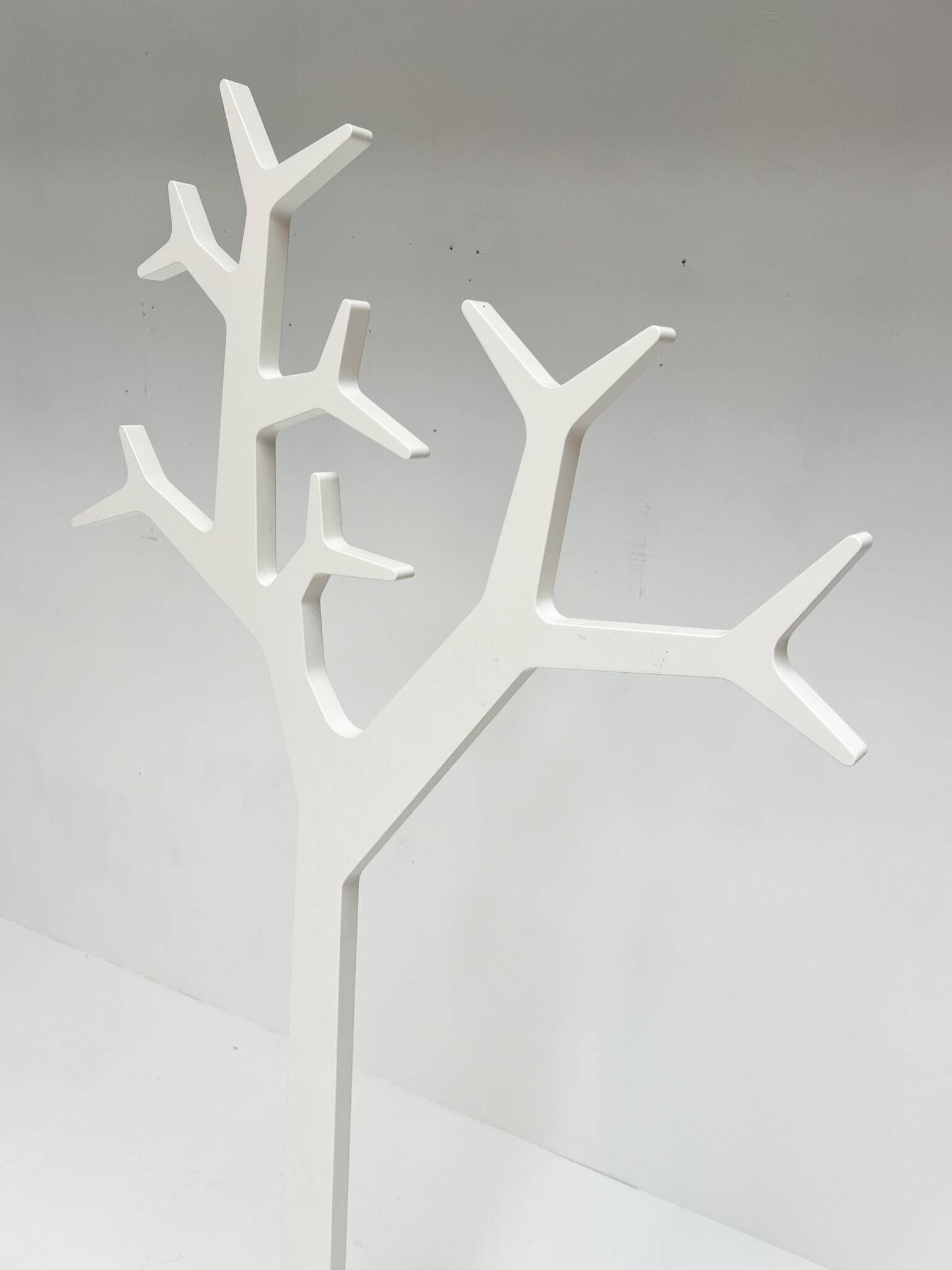 Wooden 194 cm high Swedese Tree coat rack, after 2000