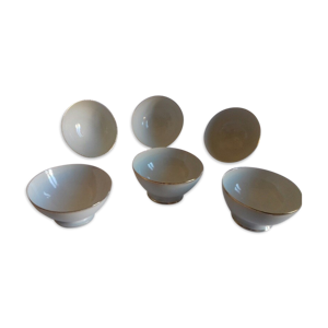 Lot de 6 bols en porcelaine du