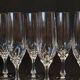 10 crystal champagne flutes 24% Cristallerie Kaspar Lemberg Lorraine vintage