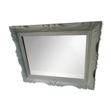 Mirror patinated in grey 52x42cm