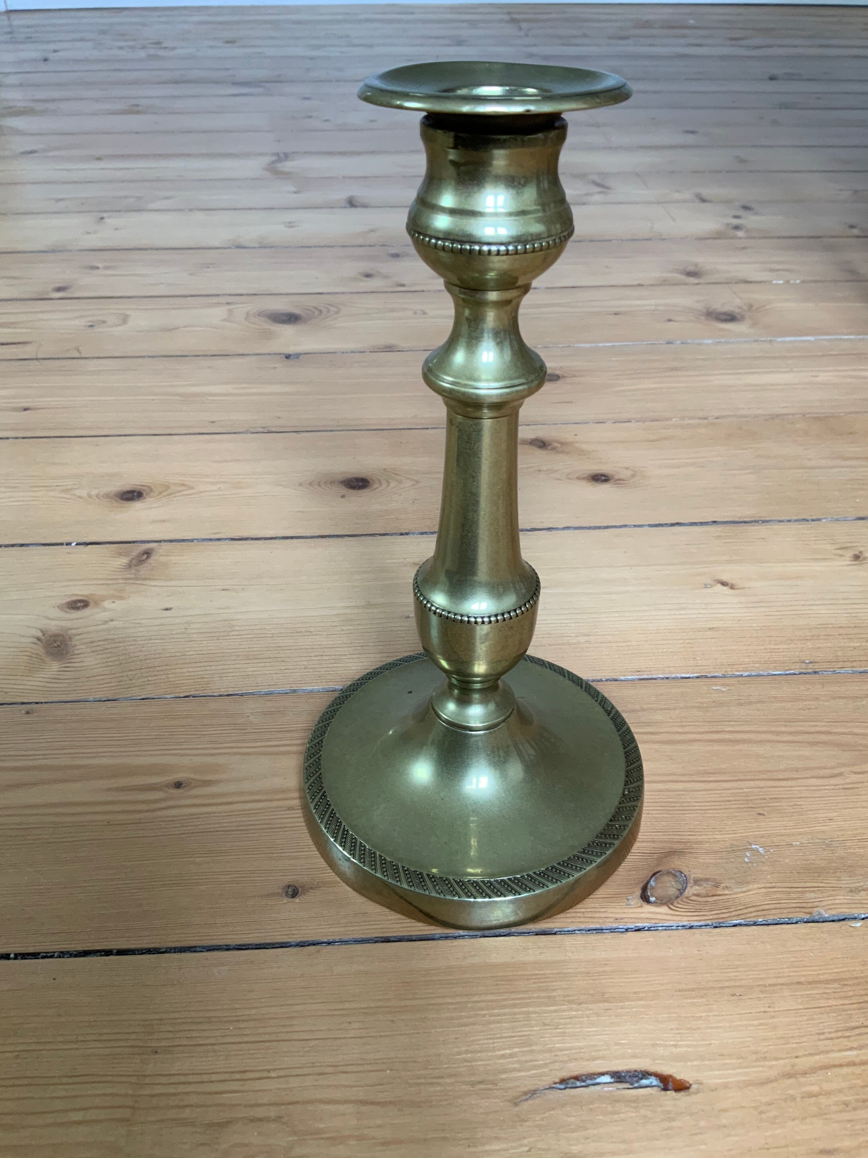 Brass candlestick