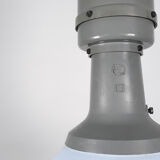 Suspension vintage en émail bleu clair de l'usine ElKo, années 1960