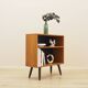 Hjørnebo ash shelving unit, Denmark, 1960s