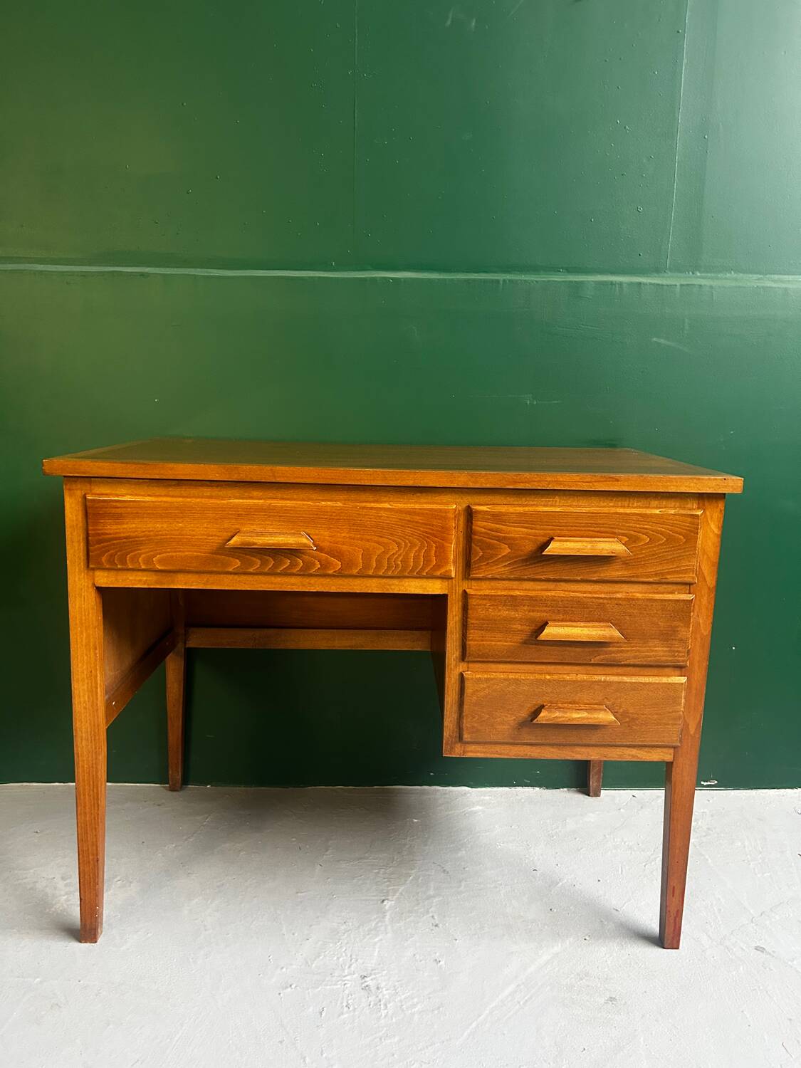 Bureau Administratif Vintage en Chêne – Années 50/60
