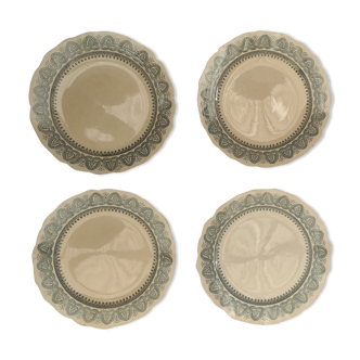 set of 4 English plates model nubia