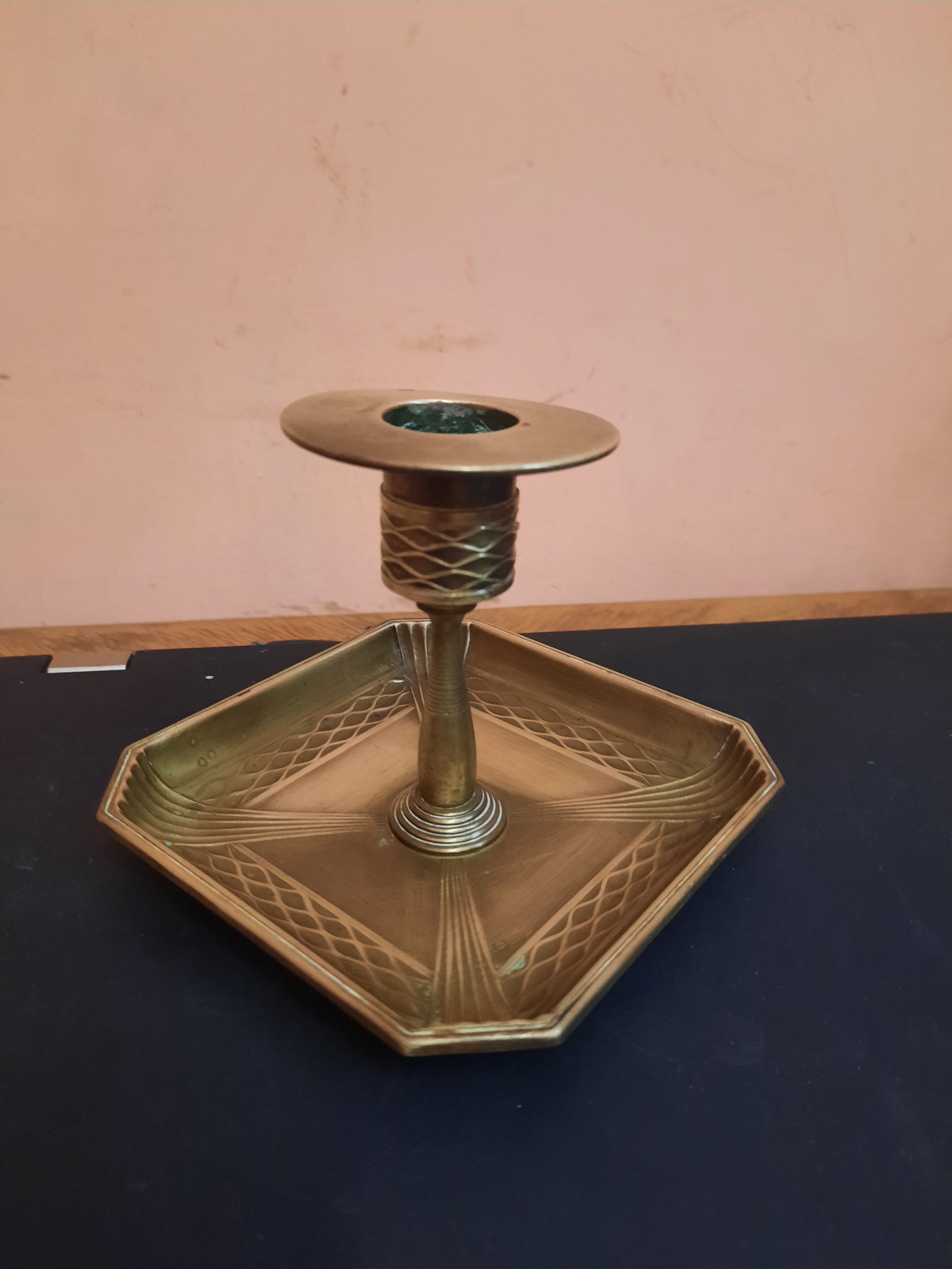 Art Deco candle holder