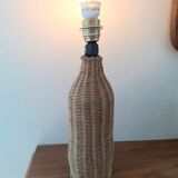 Wicker lamp foot