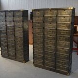 Pair of STRAFOR French cabinets with flaps, circa 1920s